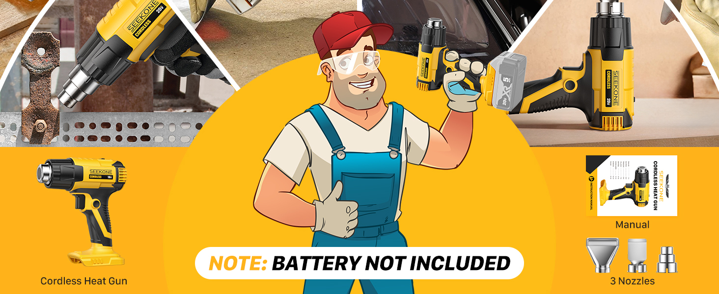 BATTERY IS NOT INCLUDED