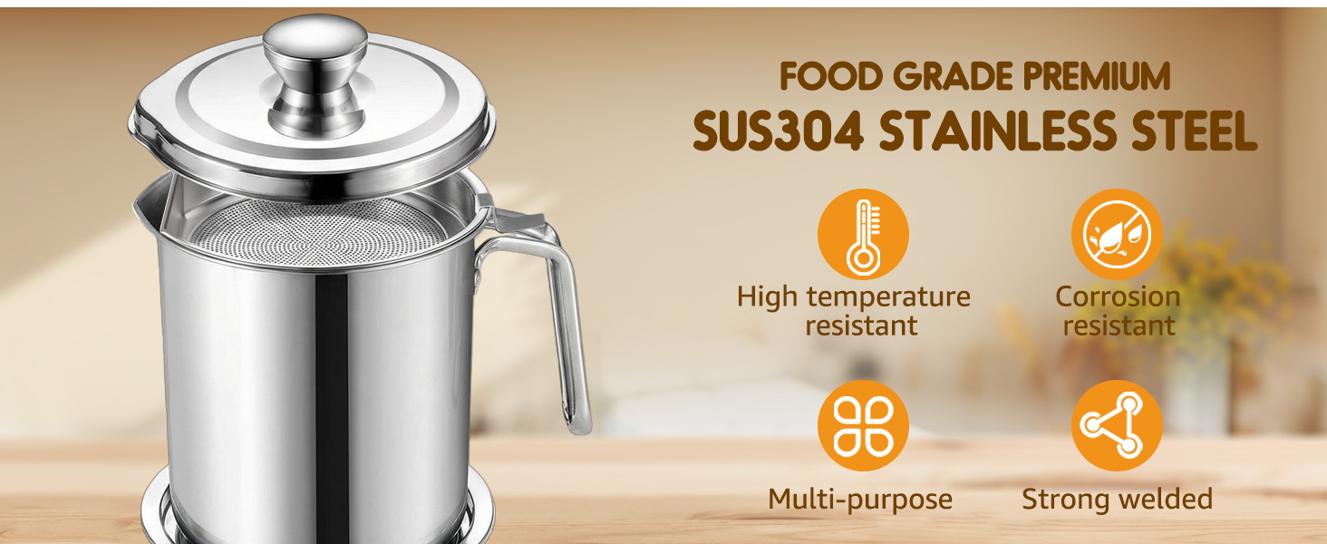 Food grade premium SUS304 stainless steel