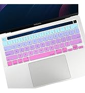 Allinside Keyboard Cover Skin for 2020 MacBook Pro 13 inch A2338 M1 A2251 A2289 and 2019 MacBook ...