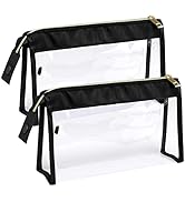 PACKISM Clear Makeup Bags, Perfect Size TSA Approved Toiletry Bag for Travel, Durable Clear Pouch...