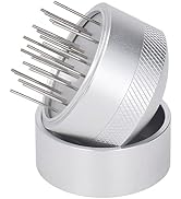 AYNEFY Espresso Distribution Tool Coffee Needle Distributor with Brush Base, Coffee Powder Distri...