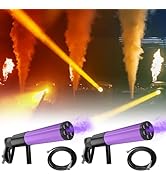 Handheld CO2 Fog Machine, CO2 Jet Smoke Machine with RGB LED Lights, Carbon Dioxide Column Gun St...