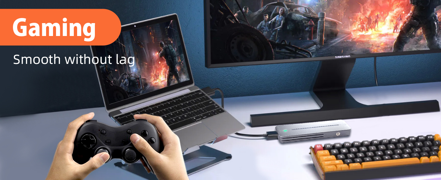 M.2 NVMe SATA SSD Enclosure