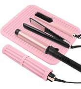 WRORUNER Oversize Silicone Heat Resistant Mat, Professional Hot Hair Tools Mat for Curling Iron, ...