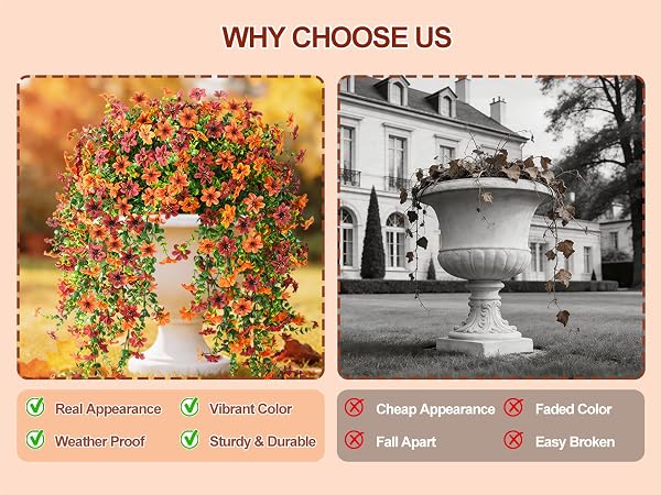 Mums Artificial Flowers Outdoor