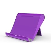 HZZADZXW Cell Phone Stand for Desk, Foldable and Adjustable Multi-Angle Holder Dock, Universal Co...
