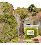 Warmtree Tree Powder Model Miniature Shrubs Bushes Terrain Model Kit for DIY Miniature Lowland Mo...