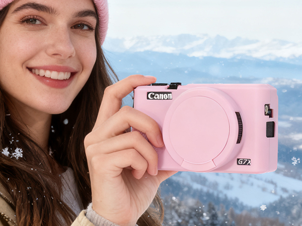 unique g7x iii black case pink rubber case cover gx 7 mark iii cover screen protector