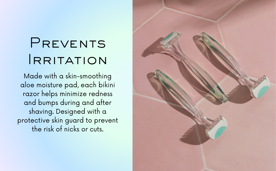 Prevents irritation
