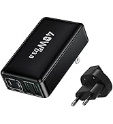 USB C Wall Charger, 40W 4-Port Flat PD Power Adapter, Fast Charging Dual Port QC, Multiport Type ...