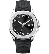 Gosasa Men’s Arabic Numeral Watch with Luminous Hands, 30M Waterproof Quartz Wristwatch, Date Dis...