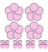 YEAHACLUB 20 PCS Foldable Flying Disc Fans with Bags, 9.8'' DIY Handheld Fabric Folding Fan, Blac...