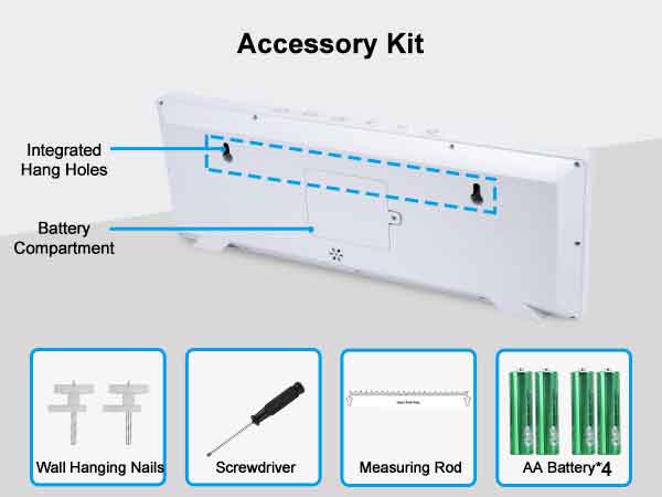 led digital wall clock