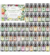 Essential Oils Set, Aromatherapy Essential Oil Kit for Diffuser, Massage, Skin Care (48 x 5ml) - ...