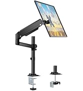 WALI Single Monitor Arm 13-32 Inch, Single Monitor Mount, Vesa Desk Mount up to 19.8lbs Gas Sprin...
