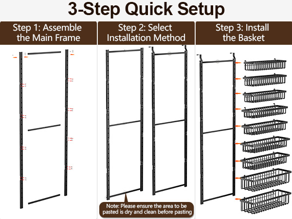 Over The Door Pantry Organizer