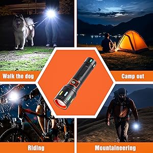 rechargable flashlight; flash lights rechargeable plug in; brightest flashlight in the world