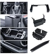 MIKKUPPA 4PCS Center Console Organizer Compatible with 2018-2023 Jeep Wrangler JL JLU, 2020-2023 ...