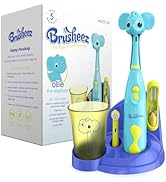 Brusheez Kids’ Electric Toothbrush Set - Safe &amp; Effective for Ages 3+ - Parent Tested &amp; Approved ...