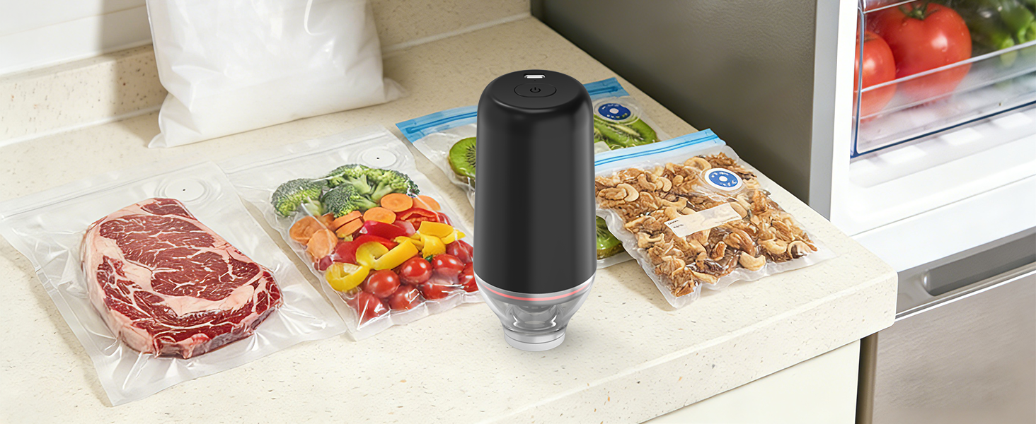 Rechargeable Cordless Vacuum Sealer for Food Storage