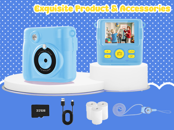 Kids Camera Instant Print