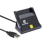 ZOWEETEK CAC Reader, CAC Card Reader Military, DOD Military USB Common Access CAC Smart Card Read...