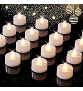 BEICHI 12-Pack Timer Tea Lights Candles Battery Operated, LED Tea Lights with Timer, Built-in 6 H...