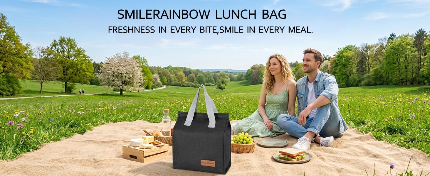 lunch bag black