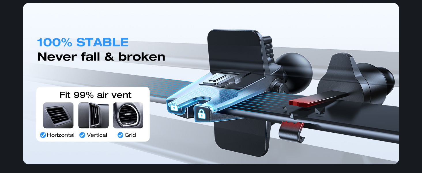 VICSEED for Magsafe Car Mount for iPhone [Powerful Magnets] Magnetic Car Phone Holder Mount