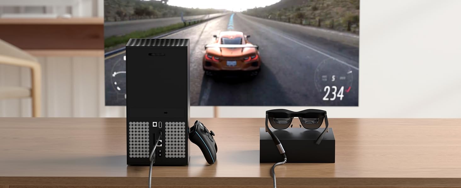Xbox to ar glasses