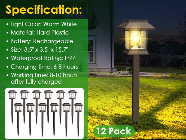 solar pathway lights