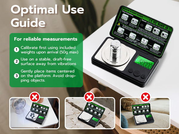 Optimal Use Guide: For reliable measurements