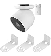 UYODM 3Pack Adhesive Metal Wall Mount Bracket Compatible with Google Nest Cam Outdoor or Indoor, ...