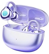 CuiSuto Clip on Earbuds Open Ear Headphones, Air Conduction Wireless Earphones Bluetooth 5.4, 50H...