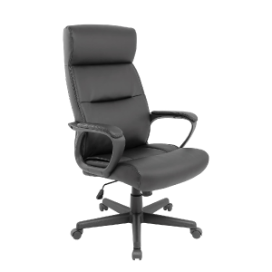 Staples Rutherford Luxura Manager Chair, Black 