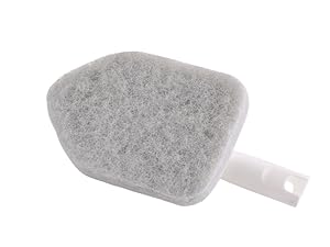 shower cleaning brush with long handle pointed tip 180-degree swivel perfect tool for tight spaces