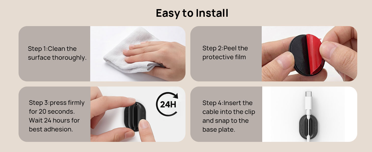 cable management clips