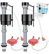 Houpeoro Universal Toilet Repair Kit for Inside Tank – Includes Adjustable Fill Valve &amp; 2-Inch Fl...