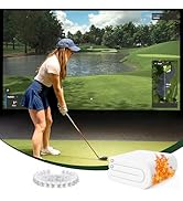 Aerixtron Fireproof Golf Simulator Impact Screen, 3D Air Mesh Impact Screen for Golf Training, Ul...