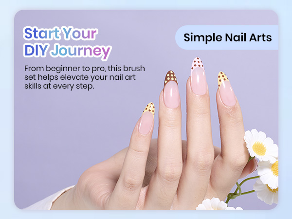 beetles nail art brush set