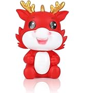 H&amp;W Chinese Dragon Piggy Bank for Kids,Unbreakable Money Bank for 2024 Chinese New Year,Cute Coin...