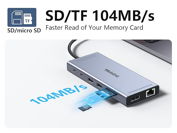 laptop docking station 3 monitors dell docking station for lenovo hp USB C HUB SD CARD READER