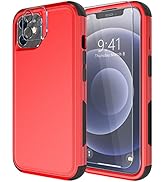 Diverbox for iPhone 12 case [Shockproof] [Dropproof] [Tempered Glass Screen Protector + Camera Le...