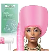 Hooded Hair Dryer Bonnet - Fast-Drying Bonnet Hair Dryer for Natural Hair, Deep Conditioning, Sty...