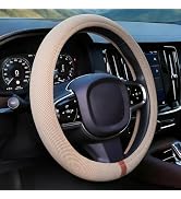 Universal Car Steering Wheel Cover for Summer, Non-Slip Breathable Cooling Steering Wheel Cover P...
