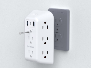 multiple plug outlet splitter with screw