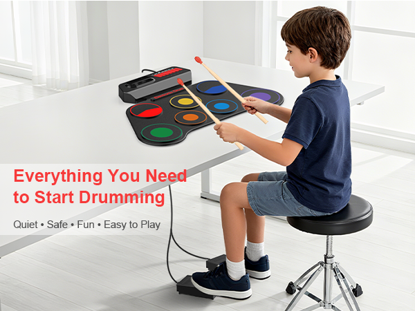 roll up drum pad for home practice