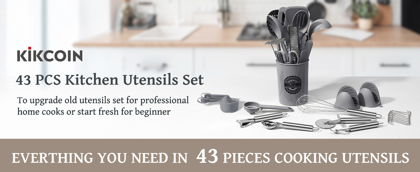 43pcs kitchen utensils set