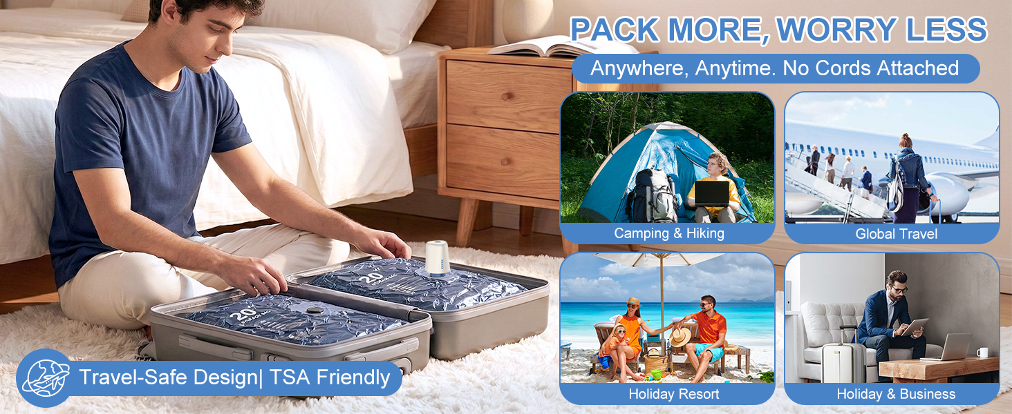 Vacuum Seal Bags for Clothing Travel