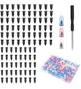 wedfish 100PCS 3-Size Tire Repair Rubber Nails Kit,Tire Plugs Kit for Emergency Puncture Fixes,Du...